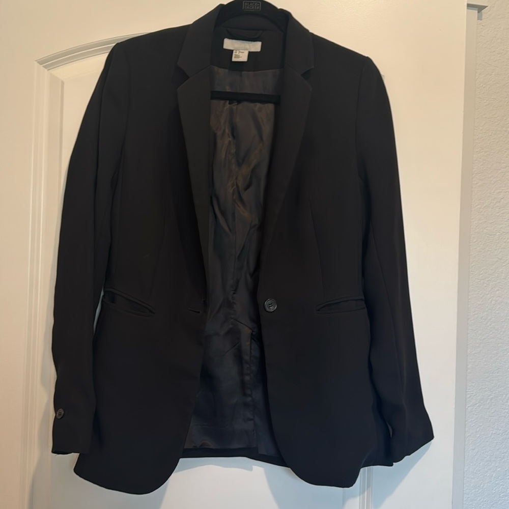 H&M black Blazer size 6